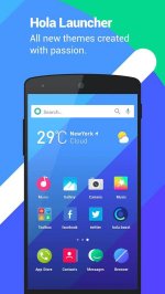 Hola Launcher - Простой, Быстрый