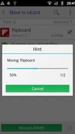 Переместить в SDCard
