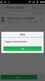 Переместить в SDCard