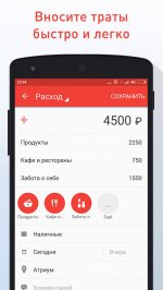 Дзен-мани  учет расходов