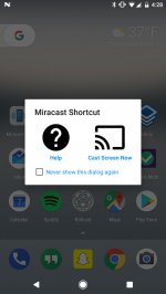 Miracast Widget & Shortcut
