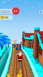 Subway Santa Xmas Surf