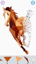 Цвет по количеству - многоугольник