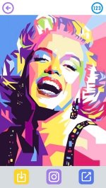 Цвет по количеству - многоугольник