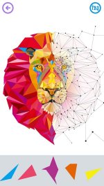 Цвет по количеству - многоугольник