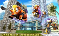 Игра Футуристический Rhino Robot трансформация