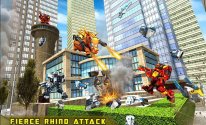 Игра Футуристический Rhino Robot трансформация