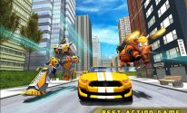 Игра Футуристический Rhino Robot трансформация