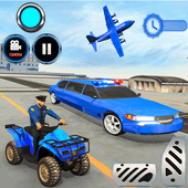 US Police limousine Car Quad Bike Transporter Game Версия: 1.5