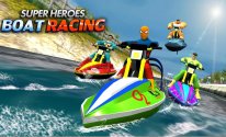 Super Hero Boat Racing
