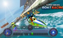 Super Hero Boat Racing