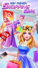 High Fashion Shopping Girl