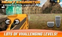 Heavy Excavator Stone Cutter Simulator