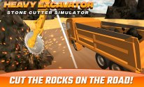 Heavy Excavator Stone Cutter Simulator