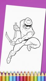 Ниндзя Раскраски