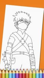 Ниндзя Раскраски