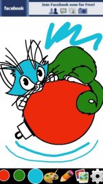 Новогодняя раскраска