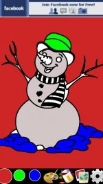 Новогодняя раскраска