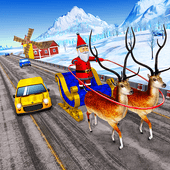Highway Racing 2019: Santa Christmas Games