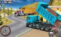 Offroad Gold Transport Heavy Truck Drive