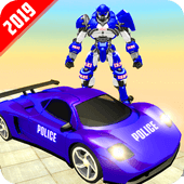 Grand Police Car Robot Transform Rescue Battle Версия: 1.5