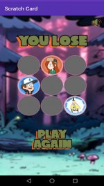 Gravity Falls Scratch Game