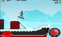 Stickman Snowboarder