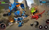 Monster Crocodile Robot Rampage City Attack
