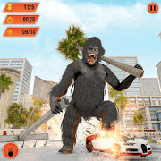 Gorilla City Rampage :Animal Attack Game Версия: 1.0.2