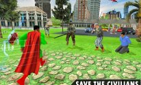Black Hero Super Rope Man Crime Battle