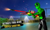 Frog Ninja Hero: City Sniper Shooting Games