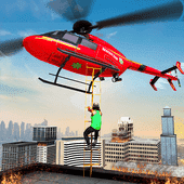летающий Вертолет спасание город Версия: 0.2