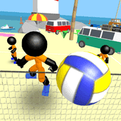 Стикмен Волейбол на пляже Версия: 1.08