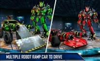Ramp Car Robot Transforming Game: Robot Car Games