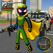 Super Army Stickman Rope Hero Vice Town Crime Версия: 1.0