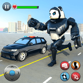 полиция панда робот трансформация: робот стрельба Версия: 1.0.1