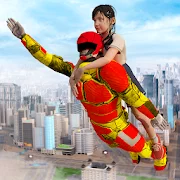 Flying Robot Rope Hero: Grand City Rescue Mission Версия: 1.0.2