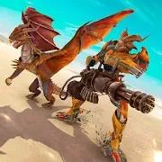 Flying Dragon Simulator Game :City Robot War Версия: 1.0.1