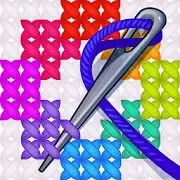 Cross Stitch Coloring Blitz Версия: 1.9.631