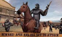Apes Age Vs Wild West Cowboy: Survival Game