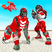 Gorilla Transform Robot: Fighter Jet Robot Battle Версия: 1
