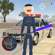 Police Stickman Rope Hero Gangstar Crime Версия: 1.0