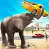 злой слон городская атака дикие животные игры