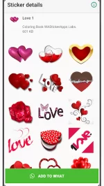 любовные наклейки 2020 WAStickerApps любовь
