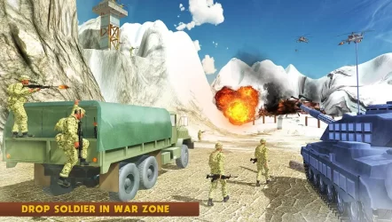 Армейский грузовой пограничный транспорт