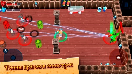 Богатырь в Подземелье: Rogue Roguelike Рикошет