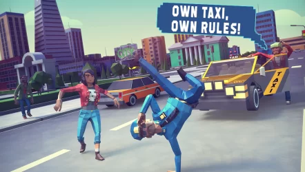 American Ultimate Taxi Driver in Crazy Town