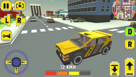 American Ultimate Taxi Driver in Crazy Town