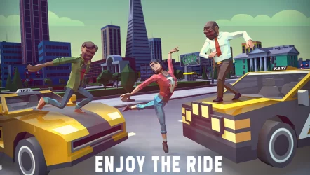 American Ultimate Taxi Driver in Crazy Town