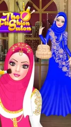 хиджаб кукла салон моды одеваются игры